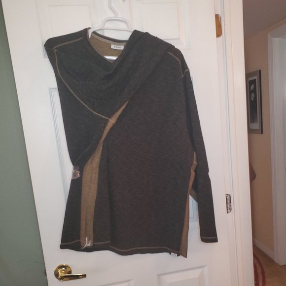 Rowm Big and Tall Long-Sleeve Slub Henley BLACK - Picture 1 of 3